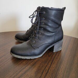 BareTraps Black Combat Boots Size 9.5